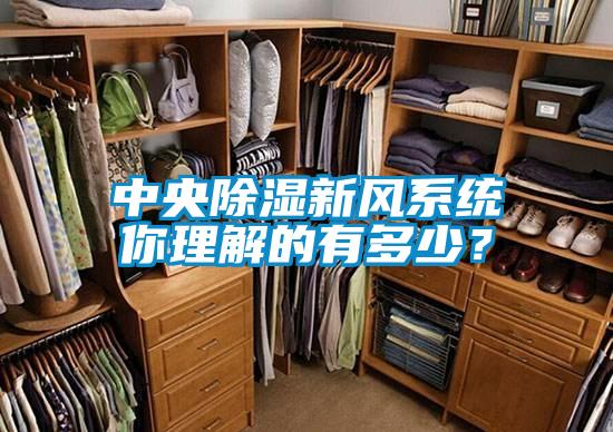中央除濕新風系統(tǒng)你理解的有多少？