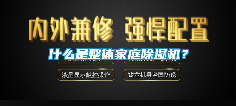 什么是整體家庭除濕機(jī)？