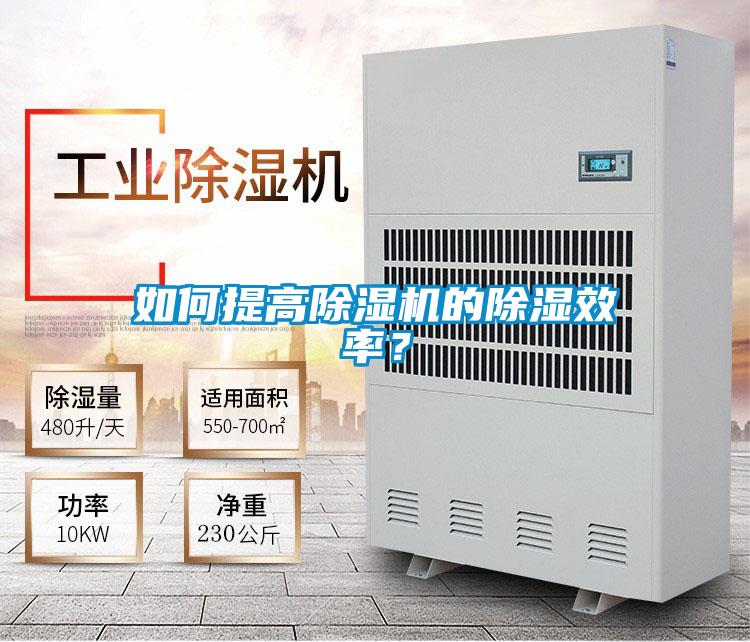 如何提高除濕機的除濕效率?