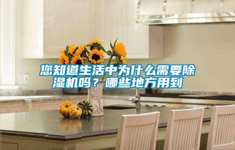 您知道生活中為什么需要除濕機嗎？哪些地方用到
