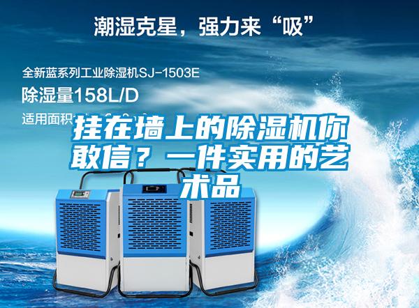 掛在墻上的除濕機(jī)你敢信？一件實用的藝術(shù)品