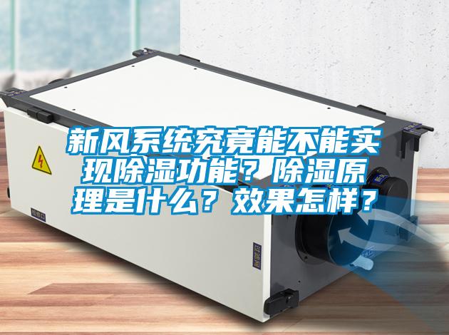 新風(fēng)系統(tǒng)究竟能不能實現(xiàn)除濕功能？除濕原理是什么？效果怎樣？