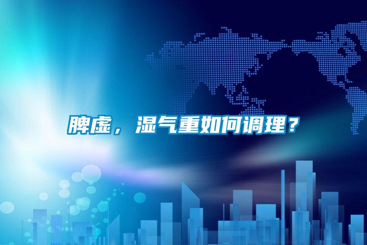 脾虛,濕氣重如何調(diào)理?