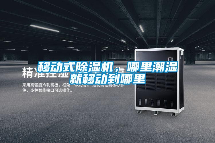 移動式除濕機，哪里潮濕就移動到哪里