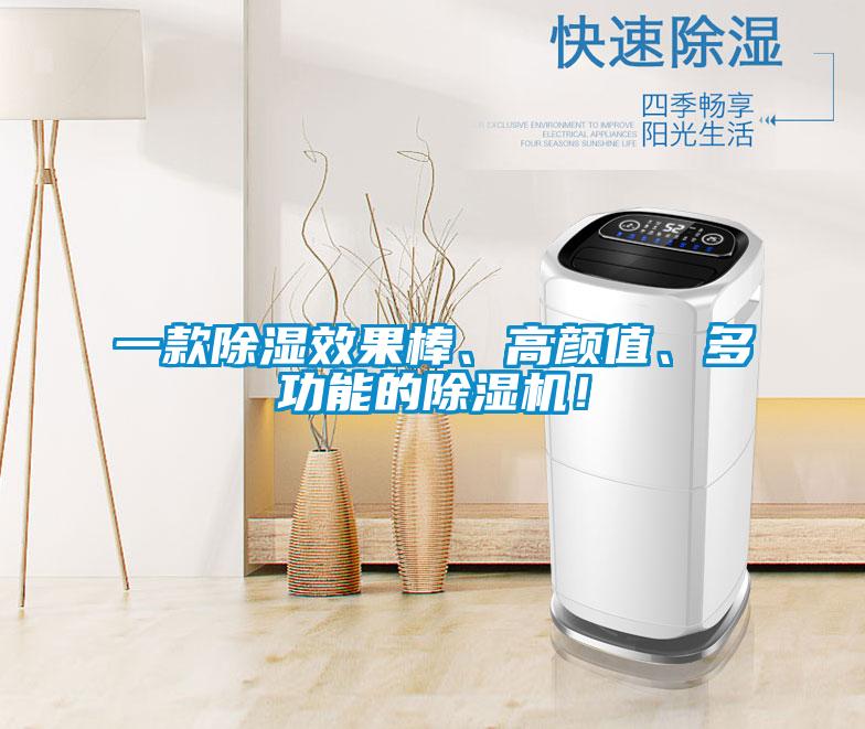一款除濕效果棒、高顏值、多功能的除濕機！