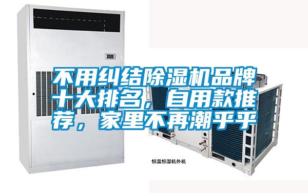 不用糾結除濕機品牌十大排名，自用款推薦，家里不再潮乎乎