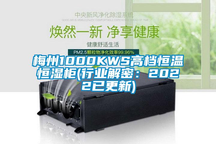 梅州1000KWS高檔恒溫恒濕柜(行業解密:2022已更新)