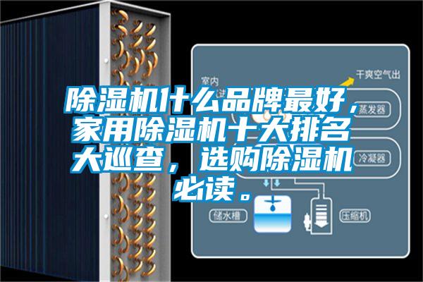 除濕機什么品牌最好，家用除濕機十大排名大巡查，選購除濕機必讀。