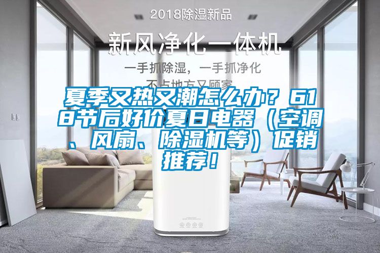 夏季又熱又潮怎么辦？618節后好價夏日電器（空調、風扇、除濕機等）促銷推薦！