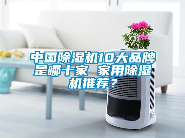 中國除濕機10大品牌是哪十家 家用除濕機推薦?
